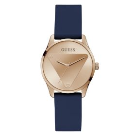 Reloj Guess Mujer Emblem. Silicona Azul GW0509L1