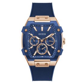 Reloj Guess Hombre Phoenix. Silicona Azul GW0956G4