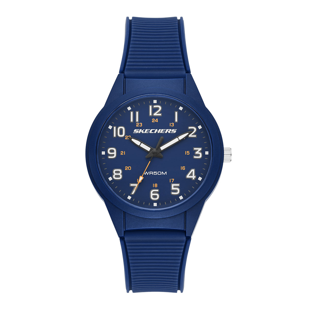 Relojes Skechers Hombre Hillview. Silicona Negro SR5313